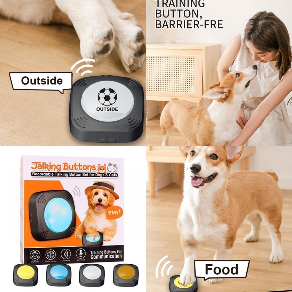 Talking Pet Training Toy Plastic Dog Buttons Set For Communication And Teaching Your Pet