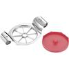 Kawase Jumbo Apple Cutter, Silver, 24.4cm X 14.8cm X 6cm