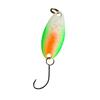 Glow Spoons Lures Metal Hard Baits for Trout Bass UV Luminous Fishing Baits with Single Hook Underwater Artificial Baits
