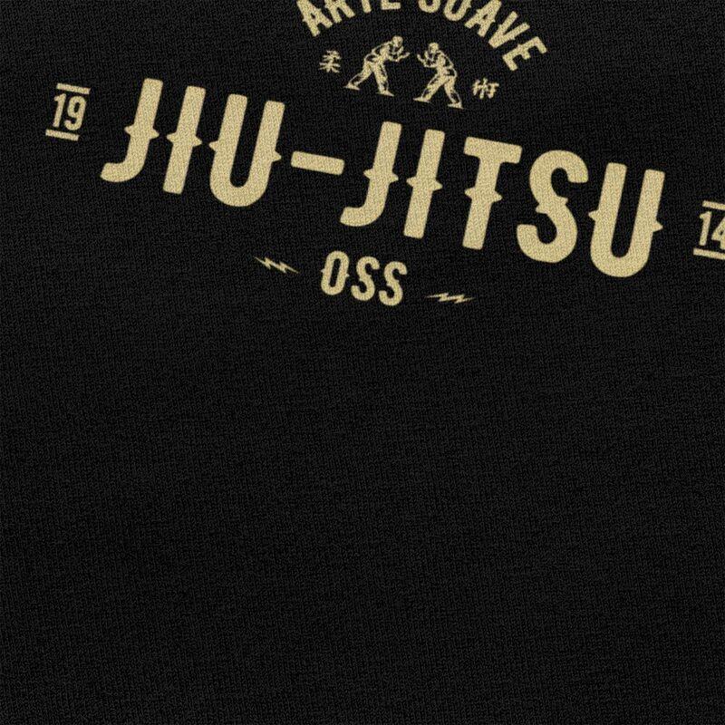 Футболка Бразильское джиу-джитсу Arte Suave Oss BJJ Футболки для мужчин 100% хлопок Подарок на День отца Футболки Модная футболка
