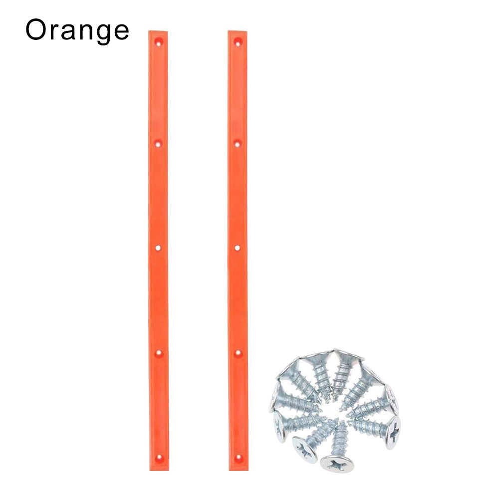 Longboard Accessories Skateboard Rails with Mounting Screws Edge Protect Strip Anti-collision Strip