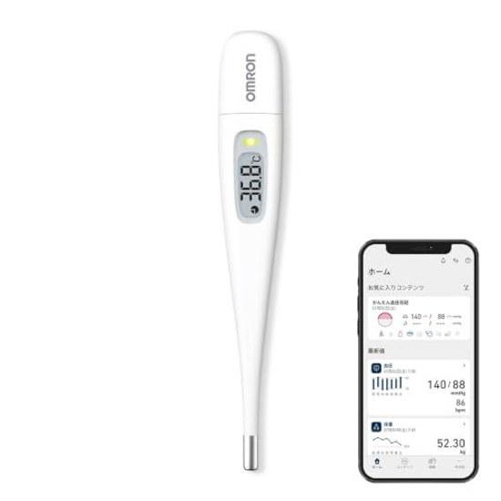 Omron Electronic Thermometer MC-6800B Predictive Type 15 Seconds App Integration Easy Data Transfer connect Compatible