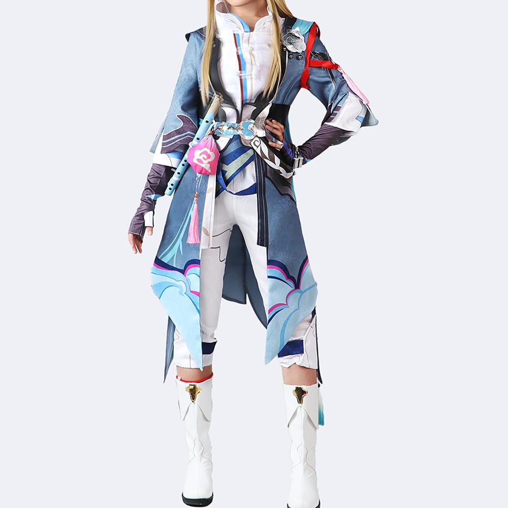 Игра Honkai Star Rail Yanqing, карнавальный костюм, полный комплект, униформа, аксессуары, Yan qing, праздничная одежда на Хэллоуин