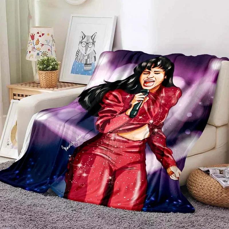 Selena Quintanilla Сакура красивые одеяла флисовый текстильный декор многофункциональные мягкие пледы для дивана уличное одеяло
