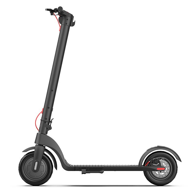 X7 Electric Scooter 350W Motor 25km/h 25km Range, 10 inch Tires Folding Commuter E-Scooter 13kg Lightweight Aluminum