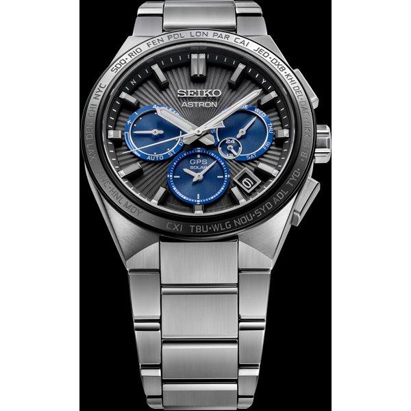 Seiko Мужской SBXC119 (Мужская металлическая группа ASTRON NEXTER GPS Solar) Круглые часы из чистого титана с серебром