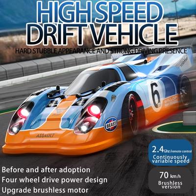 SG918MAX 1:16 4WD RC Car 70KM/H Бесщеточный двигатель 2.4G Дистанционное управление Машины Высокоскоростной внедорожный автомобиль для скалолазания со светодиодной подсветкой Игрушка Подарок для детей