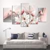 Modern Pink White Flower Canvas Painting On The Wall Art Posters Prints Wall Pictures for Living Room Home Wall Cuadros Decor