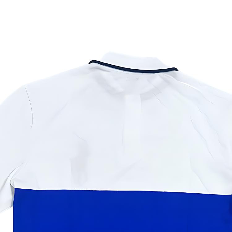 Polo Ralph Lauren Color Block Logo Вышитый повседневный короткий рукав поло рубашка мужская белая 710801879-001