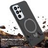 For Samsung Galaxy S26 Ultra Magnetic Case Rotating Ring Kickstand TPU + PC Back Cover