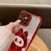 Применимо к чехлу для мобильного телефона iPhone16 Apple 15Pro Labu зеркало для макияжа противоударный мягкий чехол с защитой пленкой для объектива
