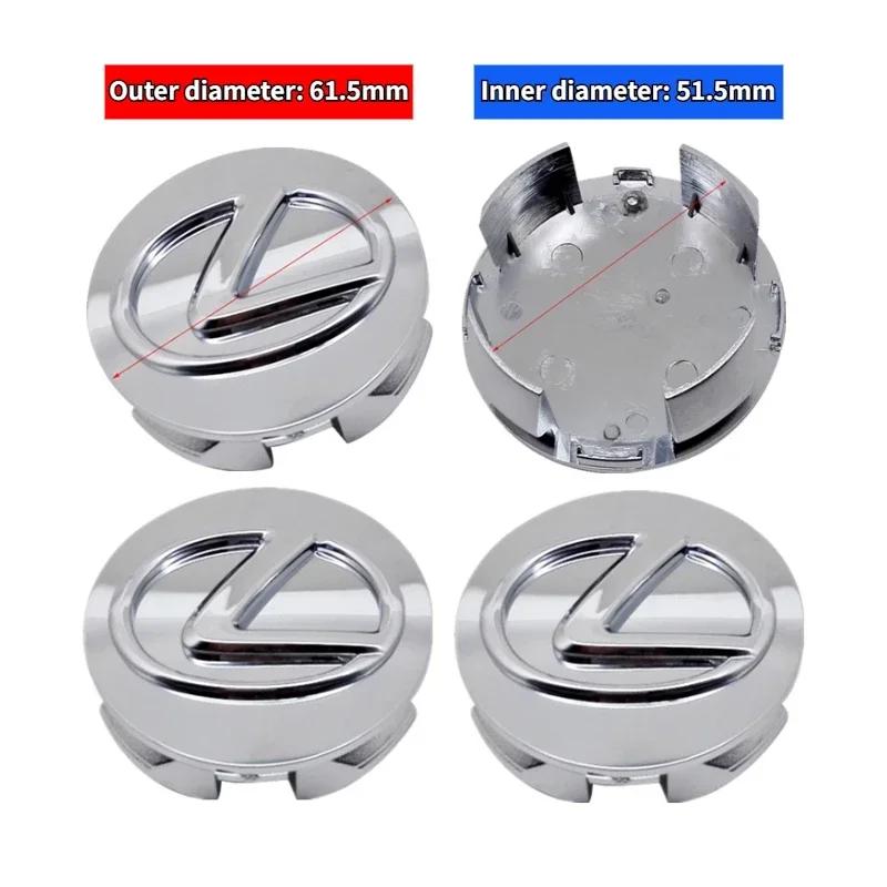FIWB3 For LEXUS NX RX330 RX300 GS300 IS250 IS200 CT200h GX470 CT 200H 4Pcs Plastic Auto Wheel Hub Center Caps Emblem Car Styling