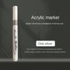 White Gold Silver Acrylic Paint Pens Markers Rock Painting Student Colored Pen  for Art Projects