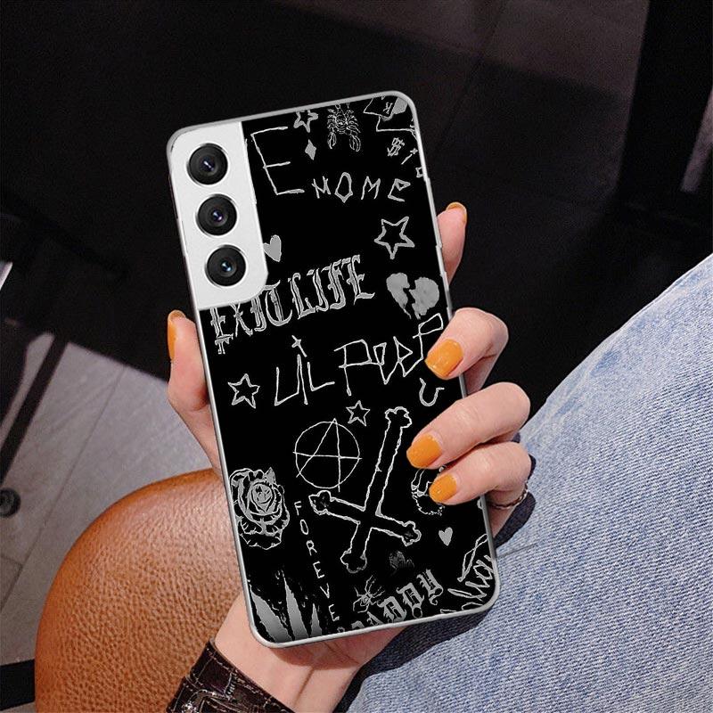Чехол для телефона певца Lil Peep для Samsung Galaxy S24 S25 Edge S26 Ultra S23 S22 S21 Plus S20 FE + Чехол с персонализированной печатью Galaxy S