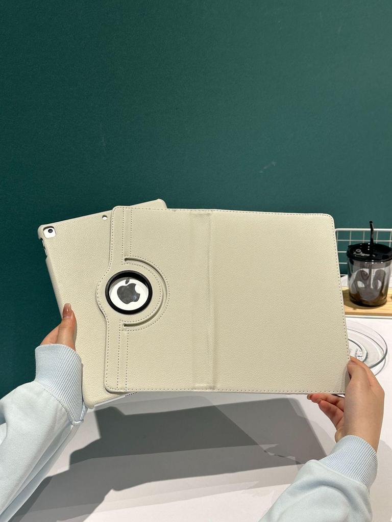 Вращающийся на 360° кожаный защитный чехол для iPad - Полное покрытие DIY Air7 Shell 2025