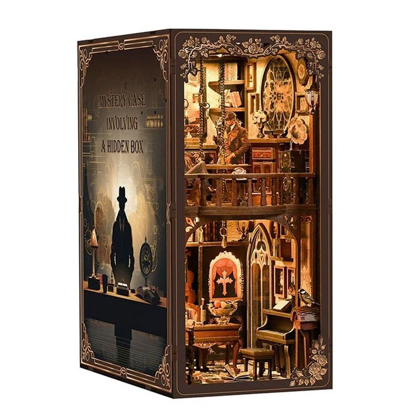 Book Nook Miniature House - Crime Puzzles*