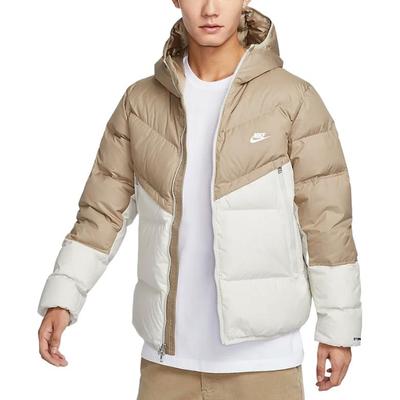 Спортивная одежда Storm-FIT Windrunner с капюшоном, ветровка на молнии, теплая, с длинным рукавом, мужская куртка цвета хаки DV1132-247