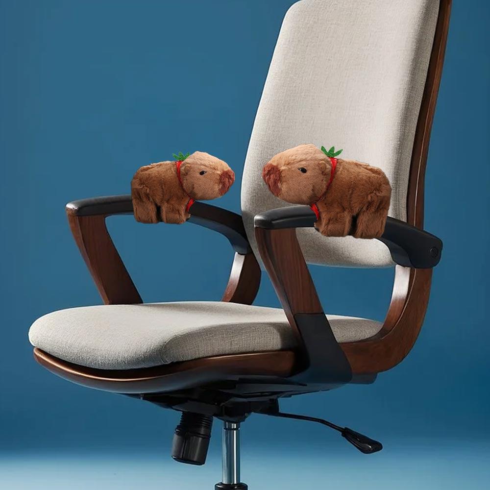 Stuffed Animals Capybara Plush Papa Circle Brown Lovely Capybara Wrist Circle Hand Ring