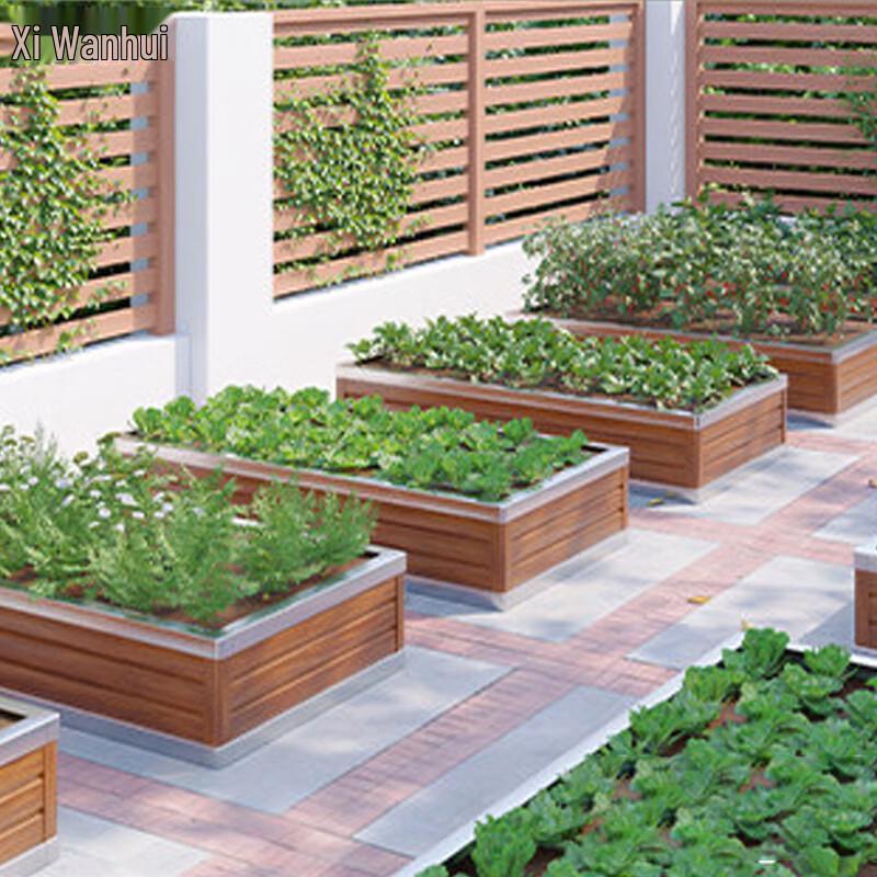 XWH Outdoor Wooden Planter Box