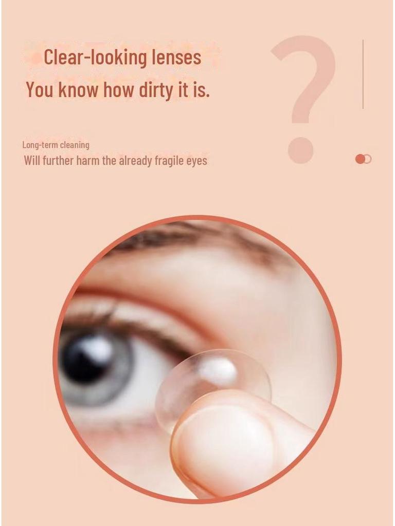 Ультразвуковой электрический очиститель контактных линз для коррекции формы роговицы