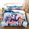Новый Show By Rock! Комплект постельного белья Single Twin Full Queen King Size Bed Set Adult Kid Bedroom Duvetcover Sets Anime Parure de lit Bed