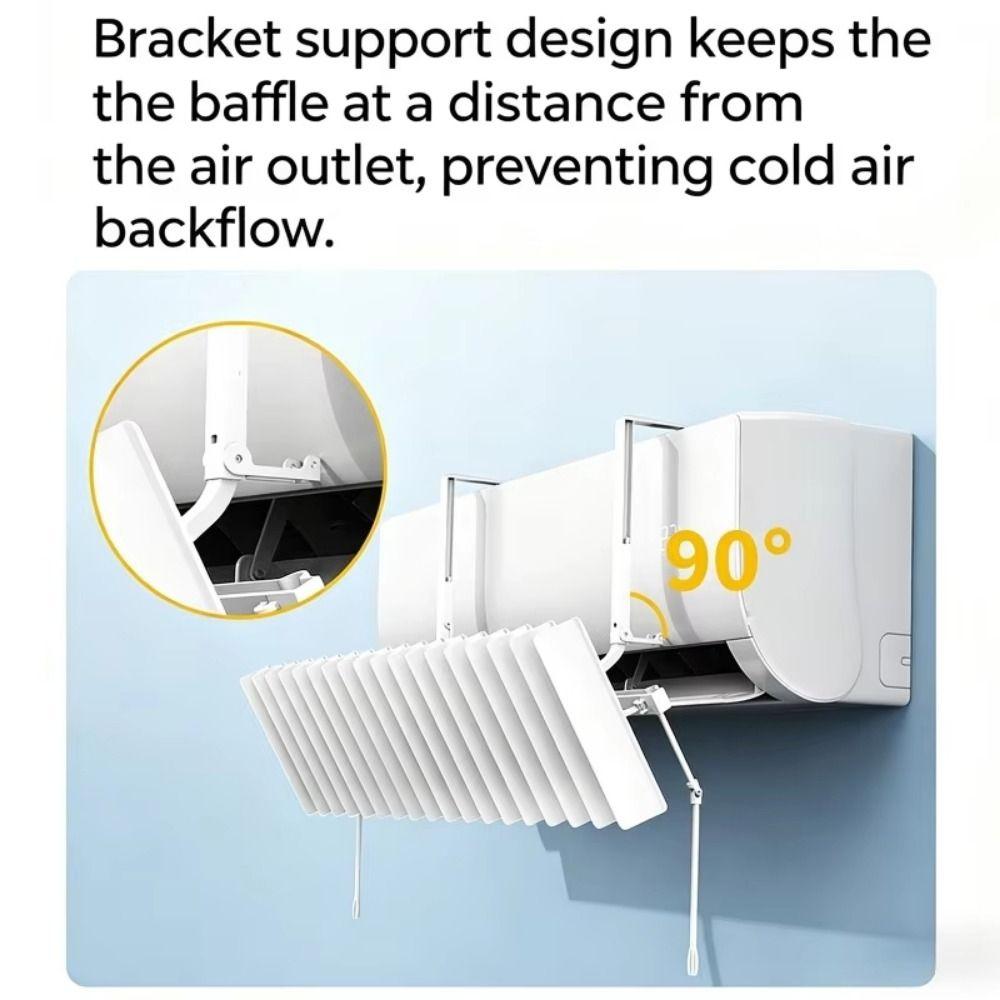 Universal Air Conditioner Windshield Wall-Mounted Airflow Control Baffle Household
