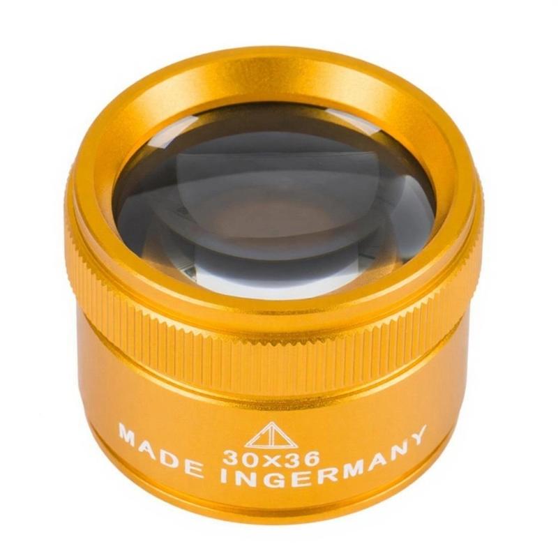 Professional 30X Magnified Reading Lens Microscope for Watch Repair Stamps Card Newspapers Stone
