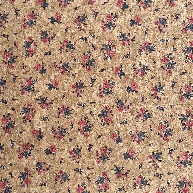 100x135cm Thick Natural Cork Printing Leather Fabric Luggage Handbag Wood Grain Decorative PU Fabric DIY Shoes Accessories
