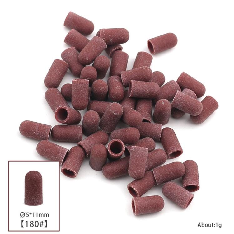 20 штук Дышащие шлифовальные колпачки 80-180 грит для маникюра, педикюра и ухода за ногами Эргономичные шлифовальные рукава для ногтей