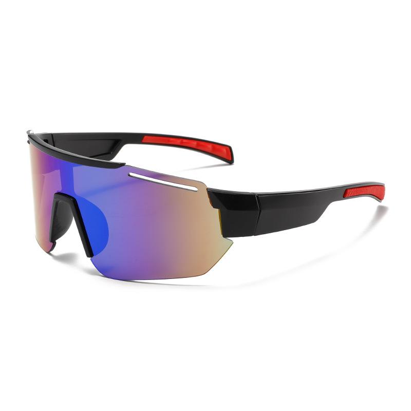 Цветные солнцезащитные очки унисекс велосипедные очки солнцезащитные очки для спорта на открытом воздухе, большая оправа ветрозащитные солнцезащитные очки