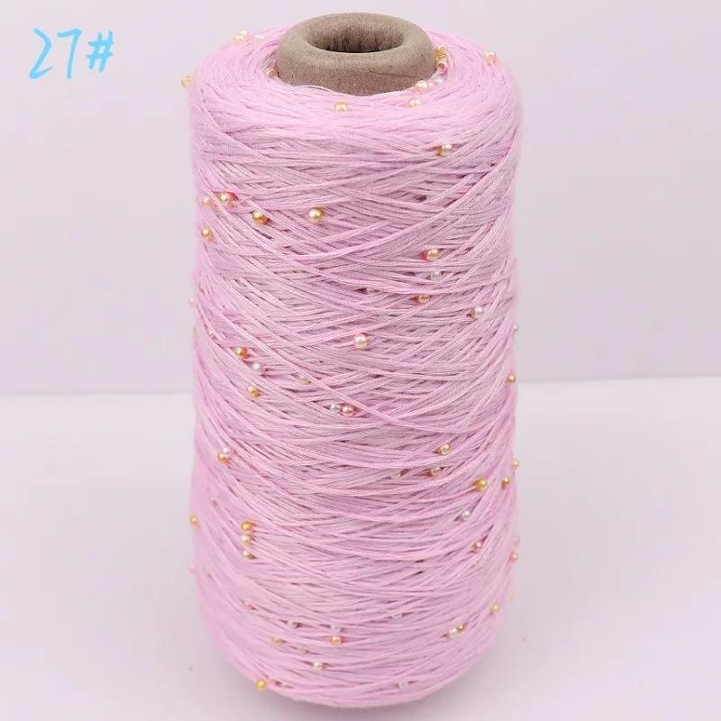 6 нитей мерсеризованного хлопка + жемчужная нить ручного плетения из чистого хлопка тонкая шерстяная нить для вязания крючком бисер своими руками ручного плетения