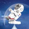 837PCS Astronaut Assembly Building Blocks Floating Space Man Mini Bricks Toys Set With Dust Cover And Light Adult Children Gifts
