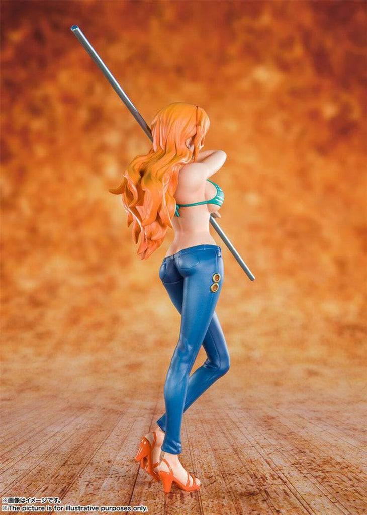 TAMASHII NATIONS Фигурки ZERO ONE PIECE Thief Cat Nami 150 мм окрашенная полная фигурка приблизительно. АБС и ПВХ