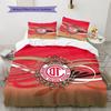 Club Deportivo Toluca Football Club  Pattern Bedding Quilt Set  Home Decoration  Gift (1 * duvet cover + 2 * pillowcase  without core)