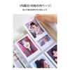 TAKEY Card File, Cute Trading Card Case with Clear Window, Perfect for Korean Idol Cards, Photos, and More, Perfect as a Gift with Accessories (Pink [