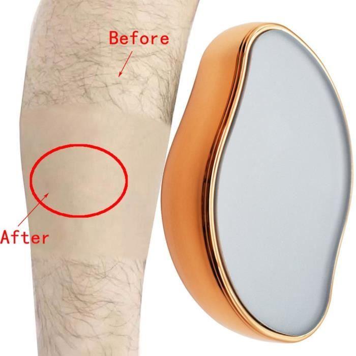 Gomme à épiler - Nanoglass - Réutilisable - Indolore - Facile à nettoyer - Style aléatoire