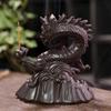 Ceramic Dragon Incense Falls Backflow Incense Burner Waterfall Incense Censer Incense Stick Holder With Lucky Led Crystal Ball