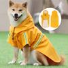 Waterproof Large Dog Raincoat Corgi Cloak Style Puppy Dog Clothes Reflective Pet Windproof Rainproof Hooded Raincoat for Dog