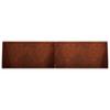 Retaining Wall 6 pcs 80 x 12 x 30 cm Weathering Steel Rust Look