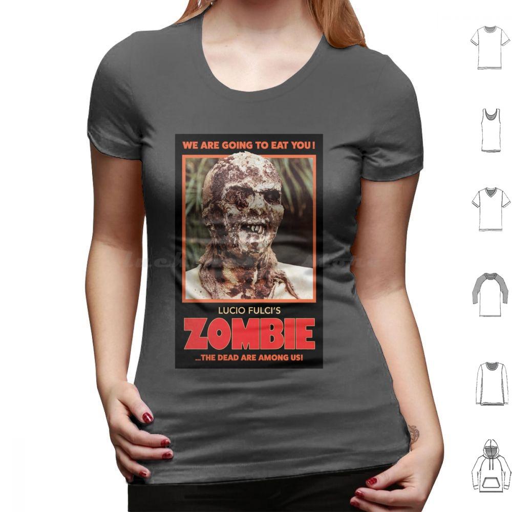 Lucio Fulcis ZombieRed T Shirt 6xl Cotton Cool Tee Luciofulci Fulci Horrormovie Horror Movies Zombies Zombie