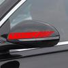 2PCS Car Badge Rearview Mirror Decor Sticker Vehicle Body Refit Decal For Tesla Model S Model X Model Y Model 3 Roadster SpaceX Accessory