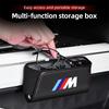 BBYX8 New 2025 Car Phone Organizer Key Storage Bag Sunglasses Stowing Tidying For BMW M Performance 1 2 3 4 5 7 Series X1 X2 X3 X4 X5