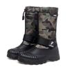Мужские зимние теплые ботинки для снега, резиновые походные ботинки, камуфляжные сапоги до колена, водонепроницаемые, большого размера