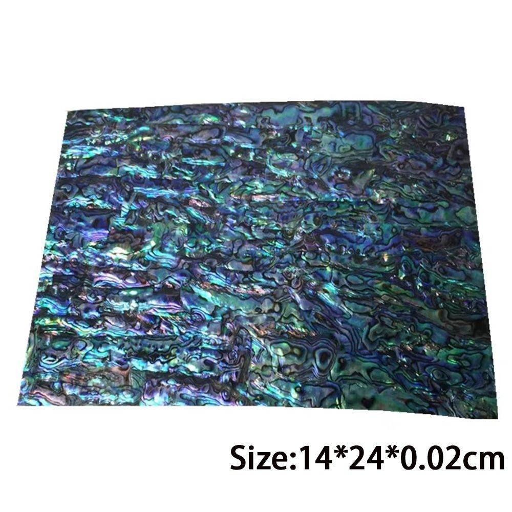 Paua Coated Printed Shell Laminate Sheet Abalone Finish DIY Lure Supply Jig Decoration
