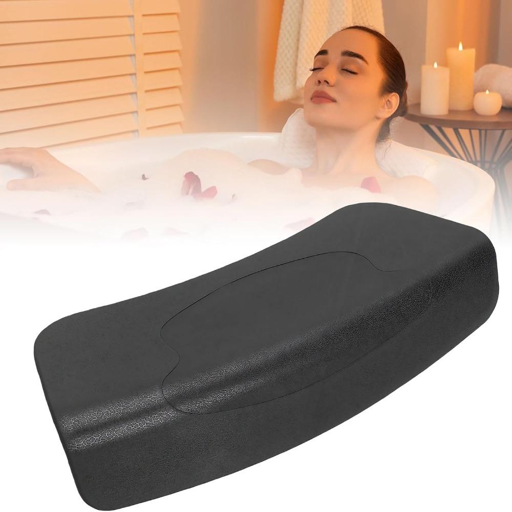 Ergonomic Design Bath Pillow with Strong Suction Cups Back Support Pillow Hotel