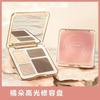 Judydoll 3D Highlighter and Shadow All-in-One Palette Makeup Eyeshadow Matte Shadow Palette Brightening Original, 2) 01 Палитра,