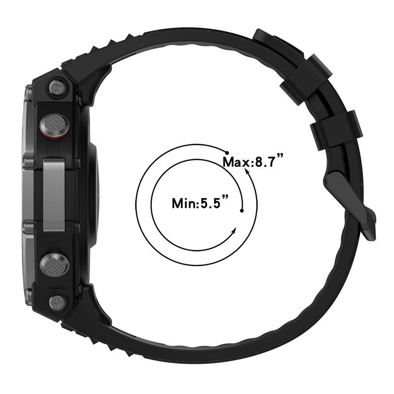 Силиконовый ремешок для часов Amazfit T-REX3, мягкий ремешок для умных часов, спортивный браслет, ремешок для Amazfit T-REX3, аксессуары