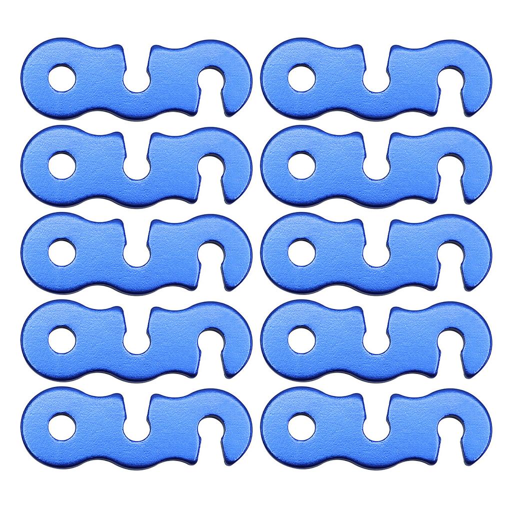 10 Pieces Cord Rope Adjusters Tent Tensioners Tent Wind Rope Buckles Camping Accessories for Tent Camping Hiking Outdoor