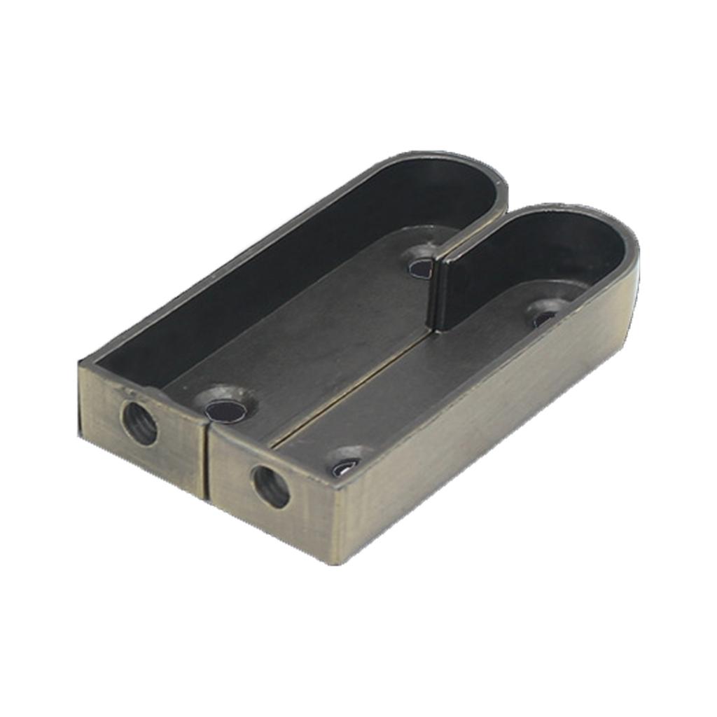 Портативный прочный фланцевый держатель для штанги для шкафа и карниза для штор, простая установка в спальне или в магазине