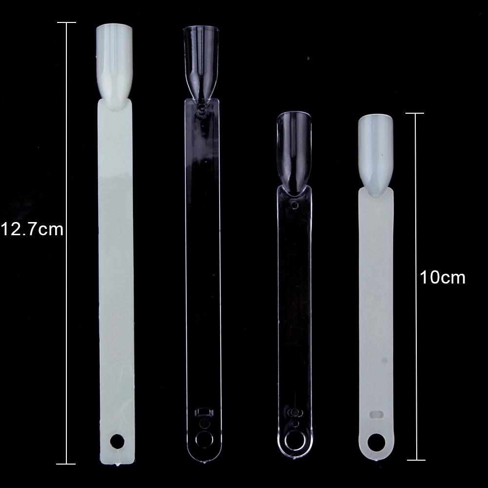 1 комплект, накладные ногти, веер, инструмент для демонстрации дизайна ногтей, прозрачная капсула для ногтей, искусственный маникюр, акриловый УФ-гель-лак